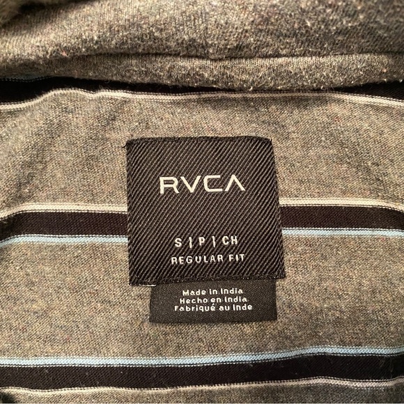 RVCA Skate Stripe Long Sleeve Hoodie Men SP Small Regular Fit - Picture 4 of 6